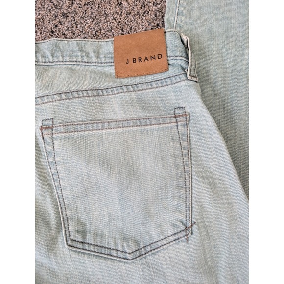 J Brand Tyler Perfect Slim Mens Light Wash Jeans Made in USA Blue - Picture 8 of 8